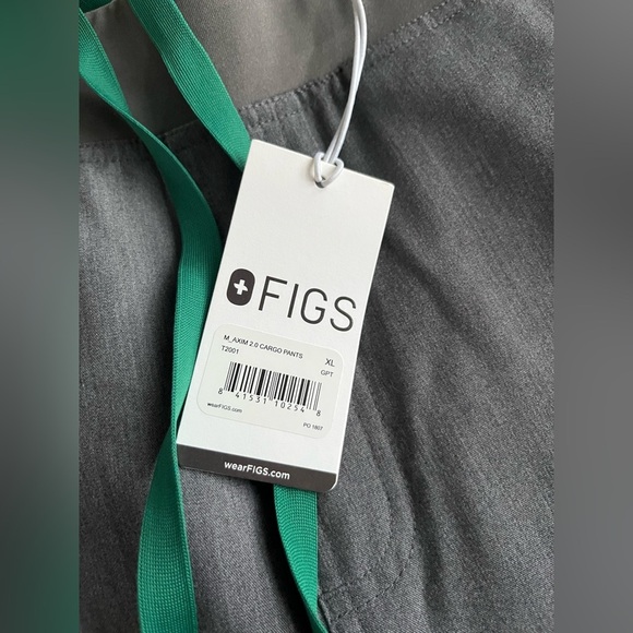 Figs Mens Graphite Gray Scrub Pants Axim Cargo Sz XL NWT - Picture 3 of 10